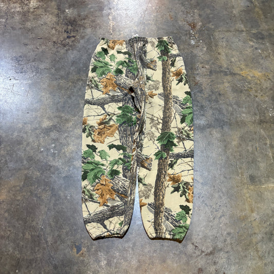 Realtree Camo Fleece Sweatpants Grey