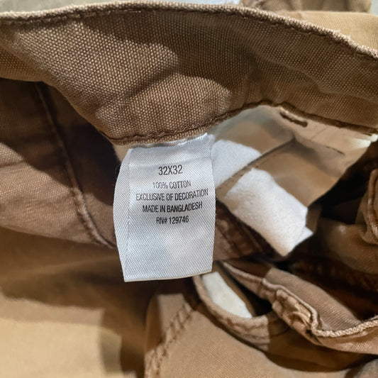 Brown Distressed Blue Mountain Carpenter Pants