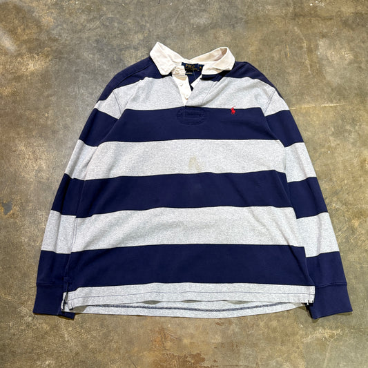 Ralph Lauren Polo Striped Rugby Shirt (XL)