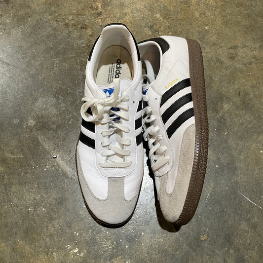 No Box Adidas White Samba Gum