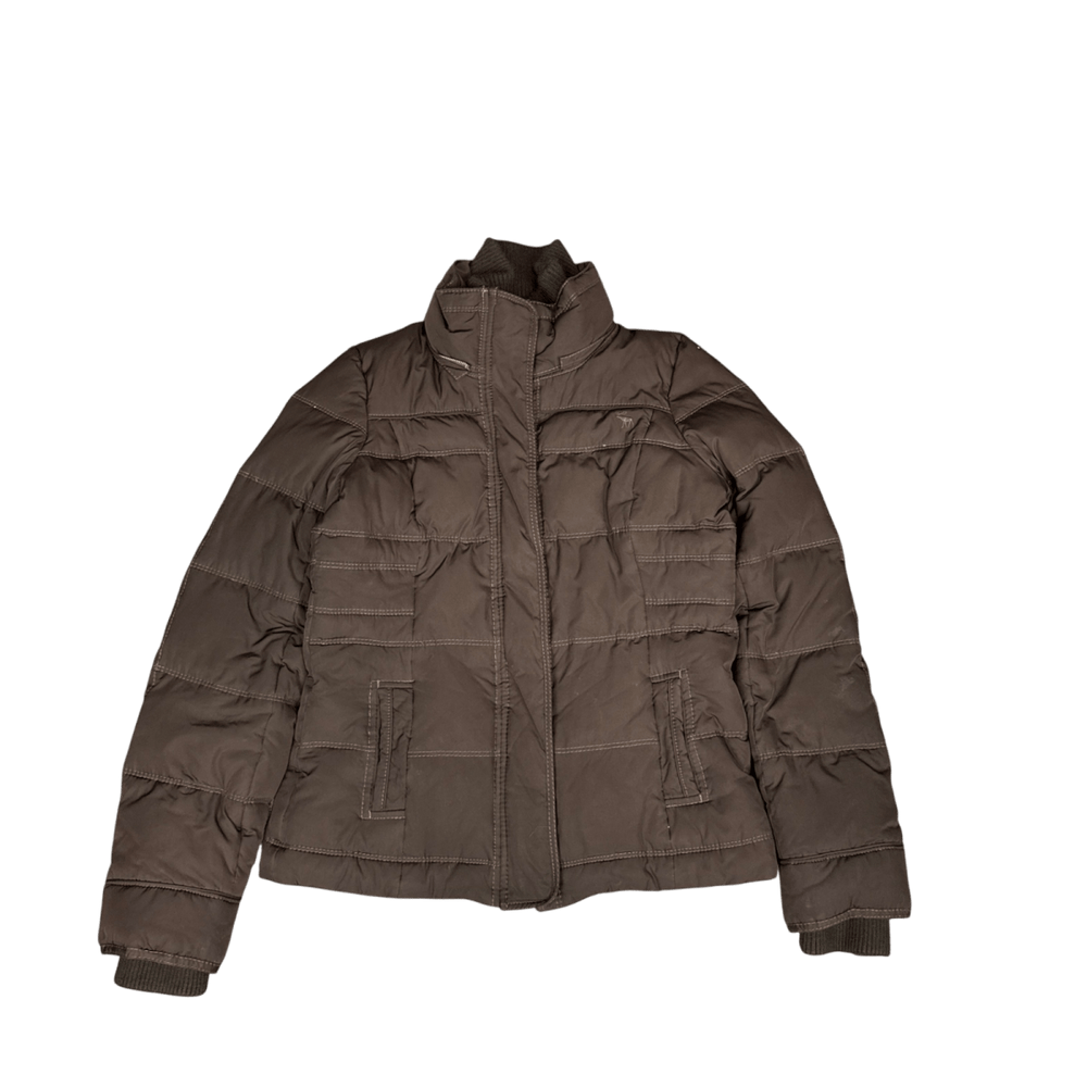 Abercrombie & Fitch Puffer Jacket - Brown (M)