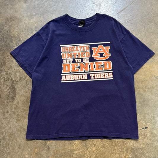 AU 2004 Unbeaten Navy Schedule Tee