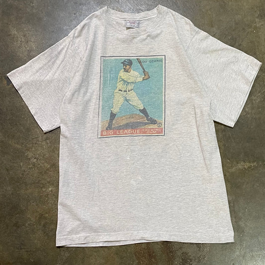 Lou Gehrig Baseball Grey Tee