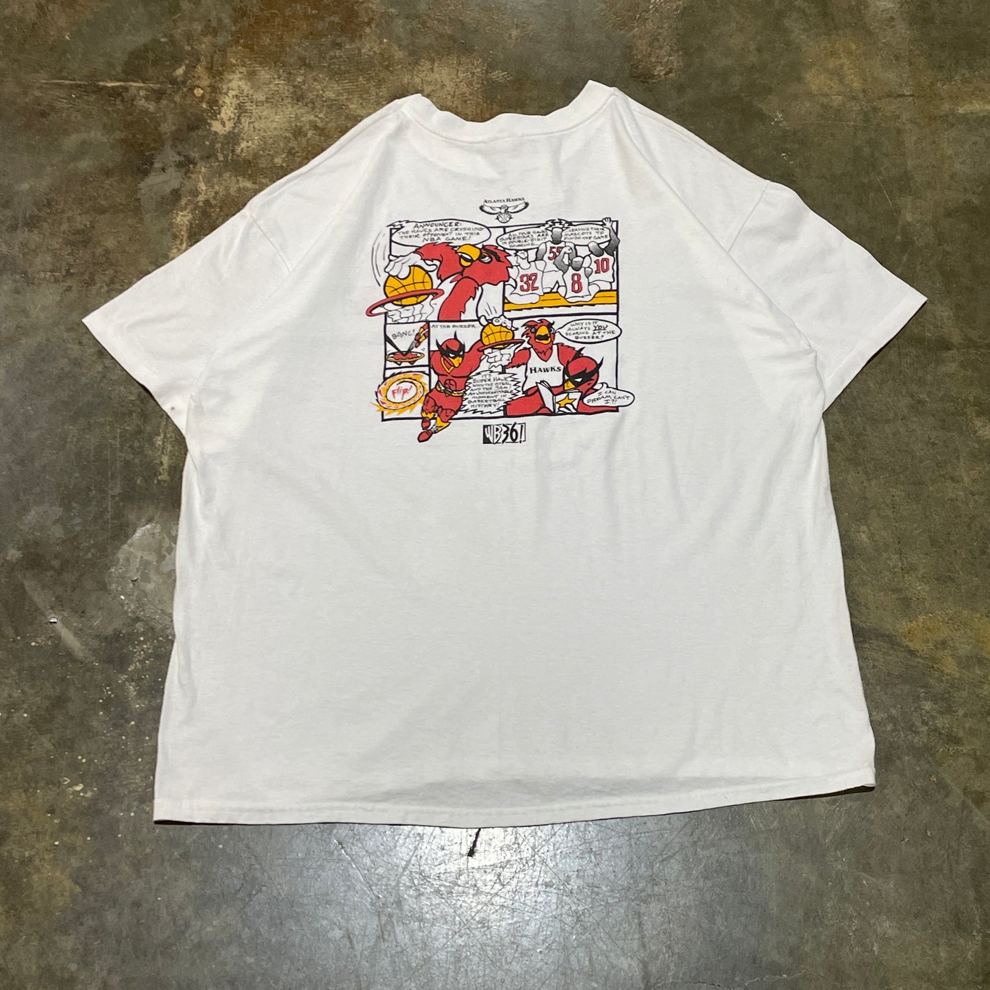 1990s WB361 Hoops Graphic T-Shirt (M)