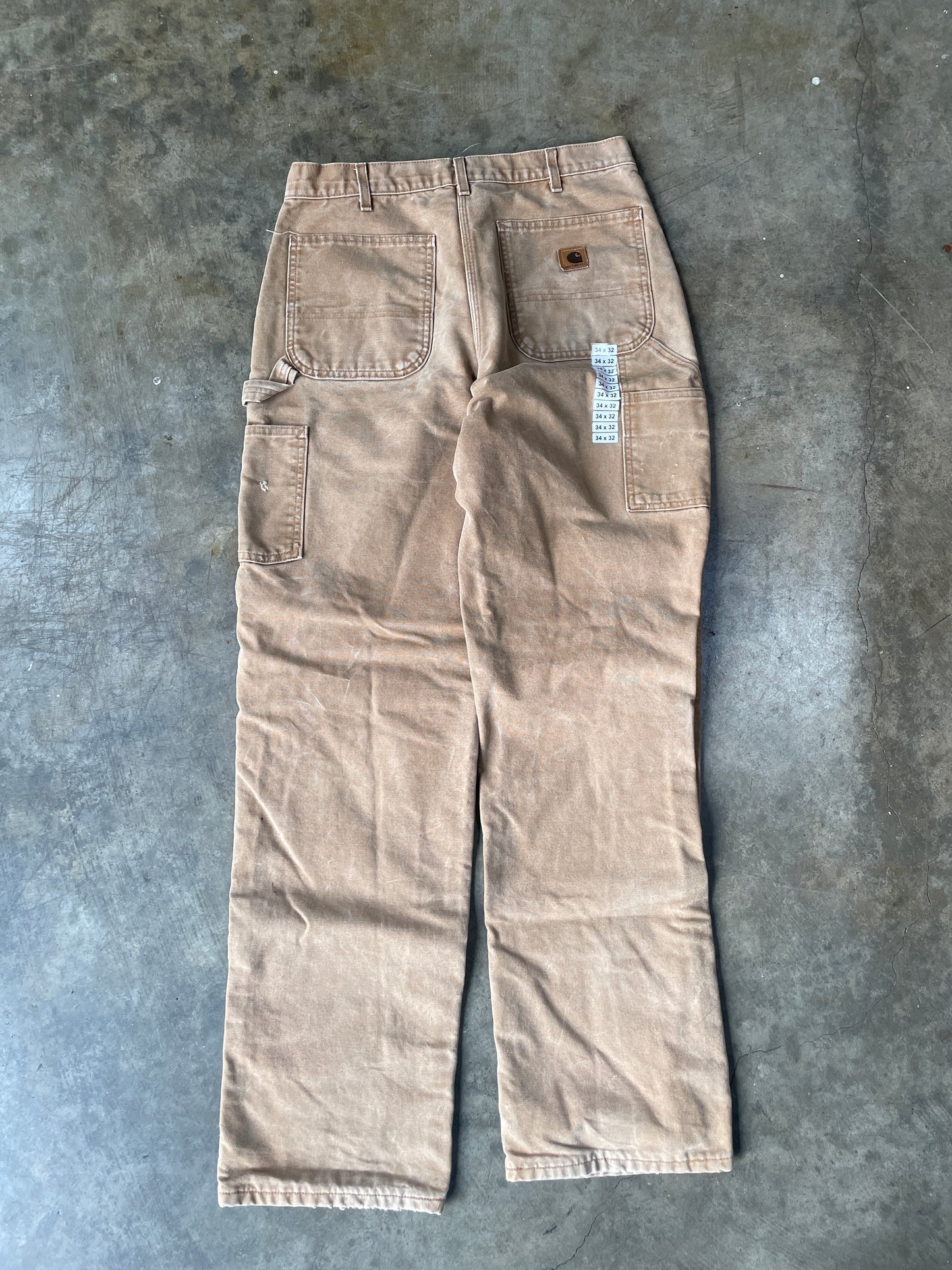 Carhartt Brown Duck Canvas Work Pants (L)