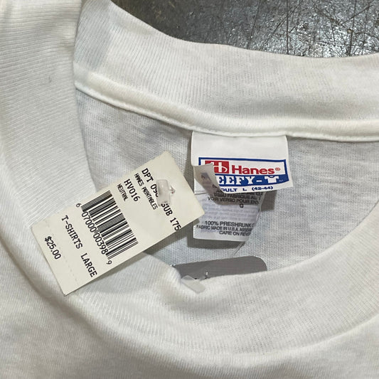 White 1996 Olympic Torch Relay Map Tee 2