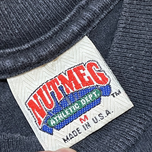 Black Nutmeg Chicago Bulls Embroidered Logo Tee