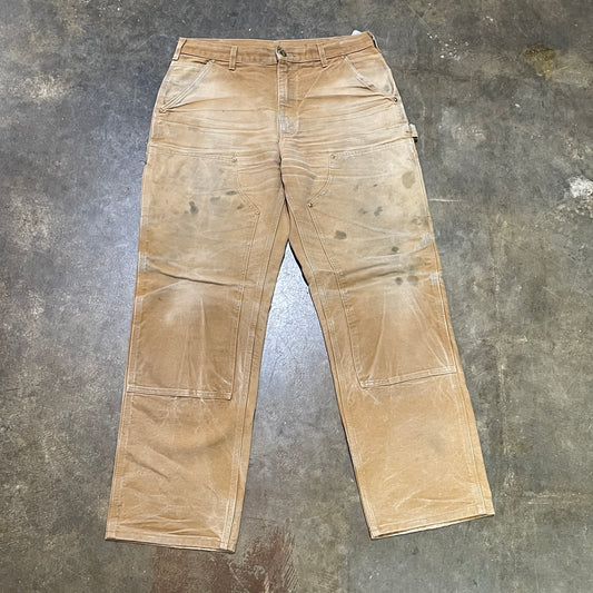 Carhartt Tan Faded Double Knee Pants