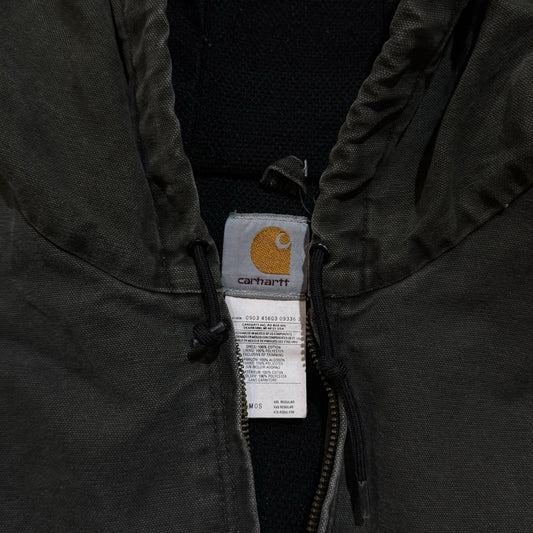 Olive Green Carhartt J25MOS Hooded Jacket