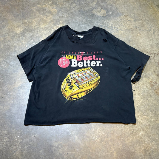 Black 1996 Bulls Thrashed Te