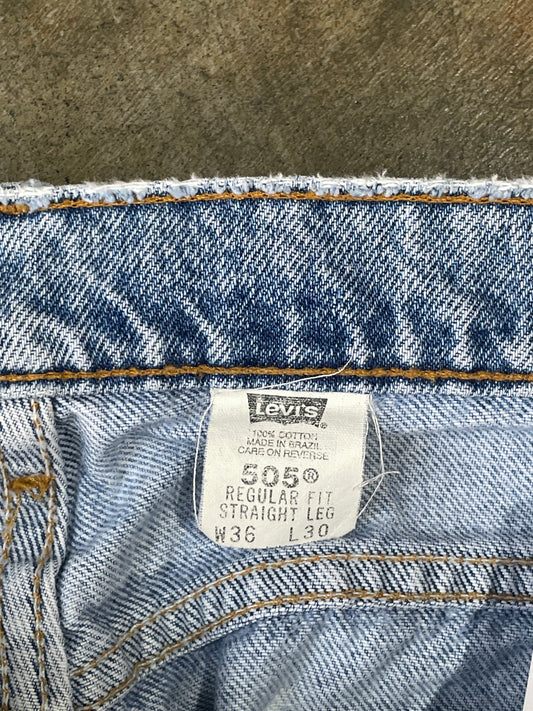 Light Wash Orange Tab Levi’s 505
