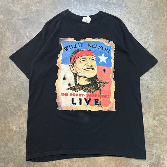 Black Willie Nelson Tee