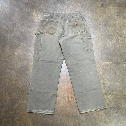 Gray Carhartt Doubled Knee Pants