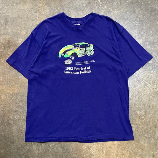 1993 Festival of American Folklife Navy Tee