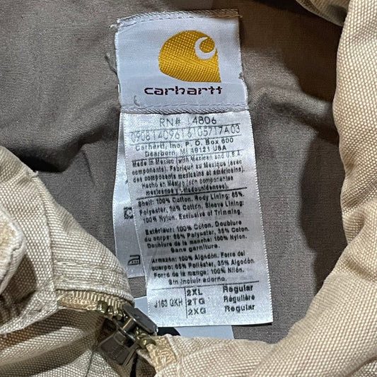 Carhartt Light Tan Zip Up Jacket62