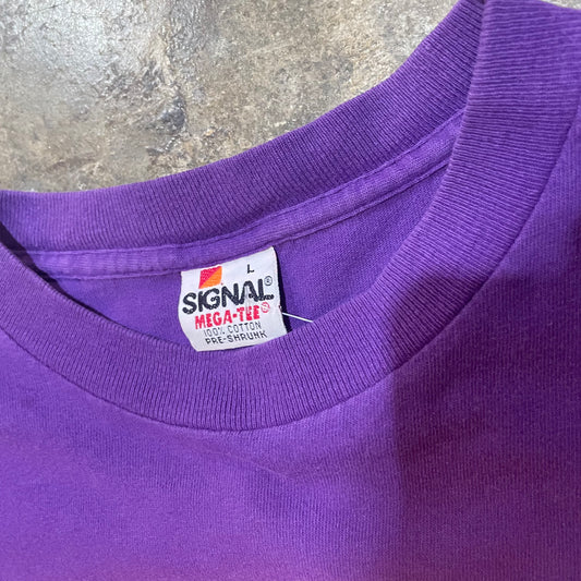 Purple Pheonix Suns Chrome Logo tee