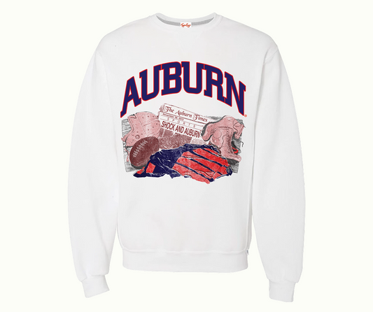 AU NEWSPAPER CREWNECK