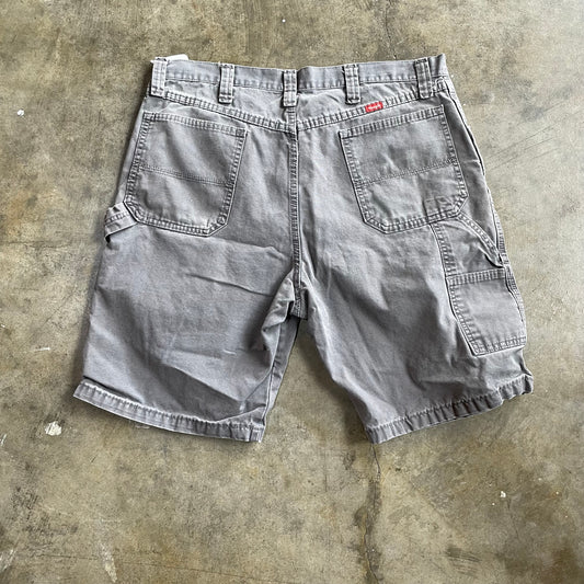 Grey Wrangler Carpenter Shorts 17