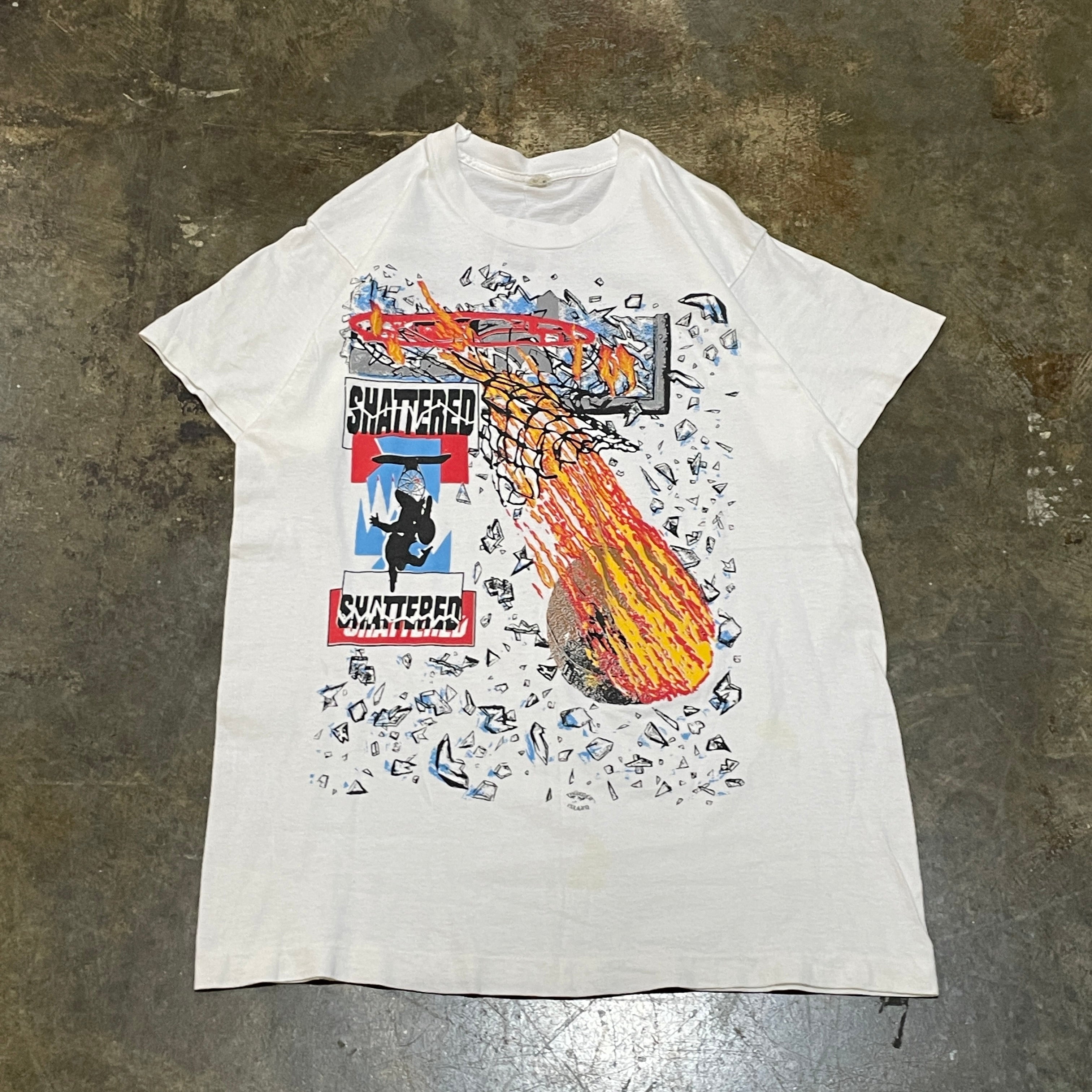 90s Basketball Shattered Backboard Graphic Tee (L)
