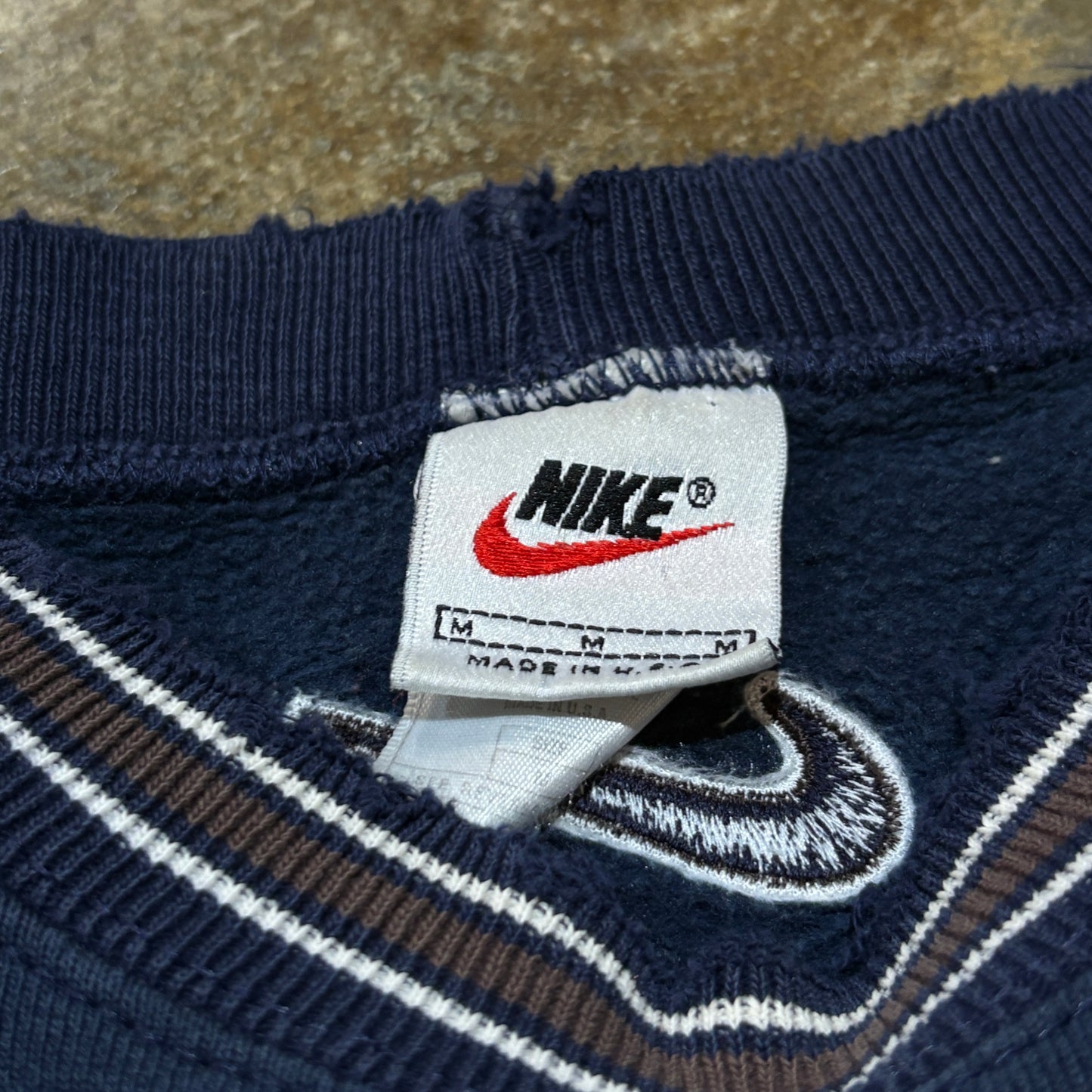 Nike Swoosh Distressed Sweatshirt