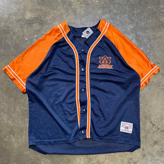 Two Tone Auburn Baseball Mesh Jersey Genuine Stuff