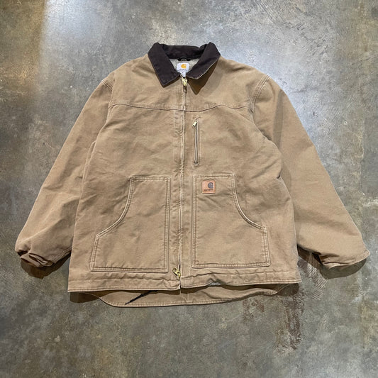 Light Brown Carhartt Fleece Lined Jacket34