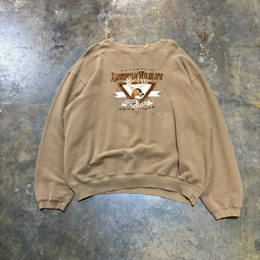 Brown American Wildlife Diamond Deer Crew
