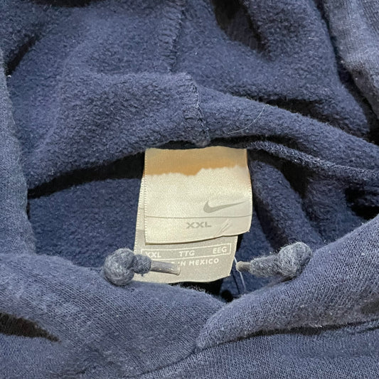 Navy Nike Embroidered Hoodie