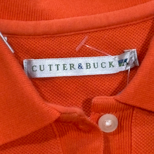 DS Women's Orange Auburn AU Cutter & Buck Polo 3