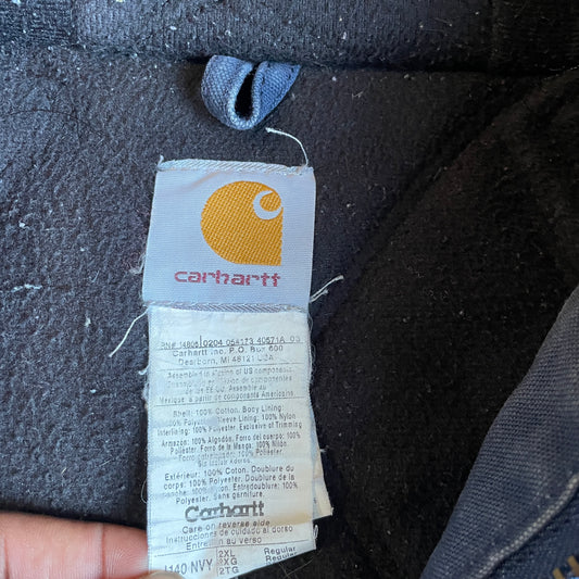 Navy Carhartt Hooded Jacket3