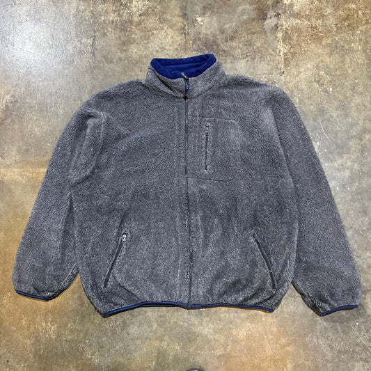LL Bean Grey Deep Pile Fleece