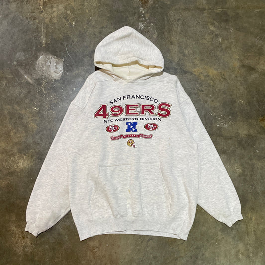 1996 San Francisco 49ers Grey Hoodie