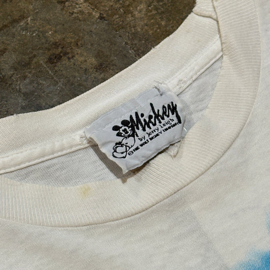 White Mickey Mouse Baseball Tee