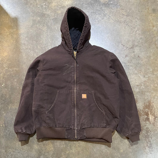 Brown Carhartt Insulated Hooded Jacket21