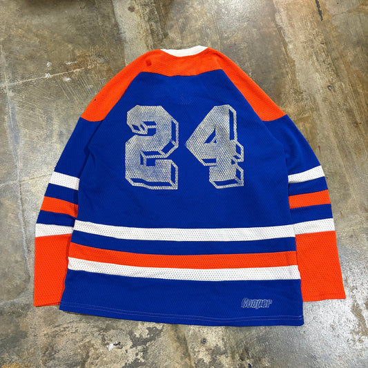 Oilers Hockey Jersey Cut Tag