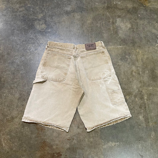 Wrangler Tan Denim Carpenter Shorts6