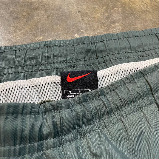 Green Nike Black Tag Purple Swoosh Shorts M