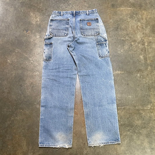 Carhartt B73 Denim Double Knee Work Pants (W32 L32)