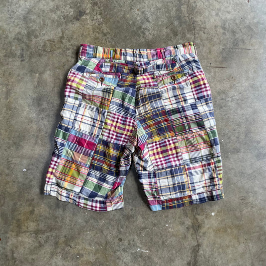 Polo Madras Buckleback Shorts