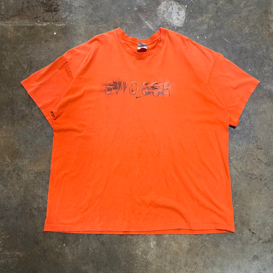 Nike Orange Swoosh LS Tee