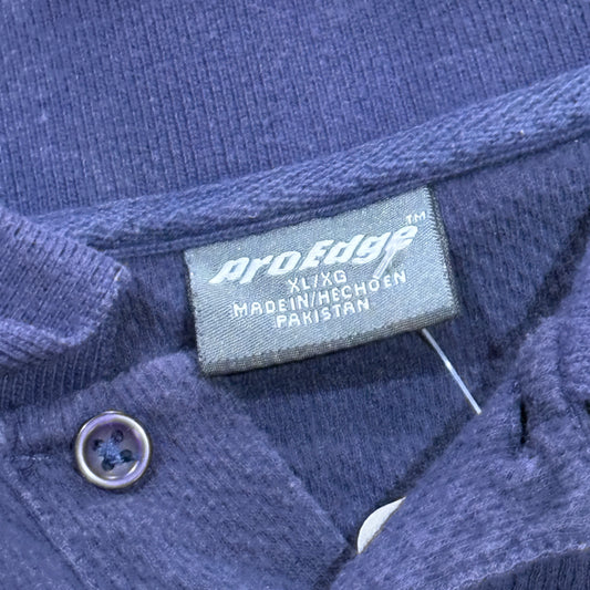 Pro Edge Navy AU Orange Logo Polo