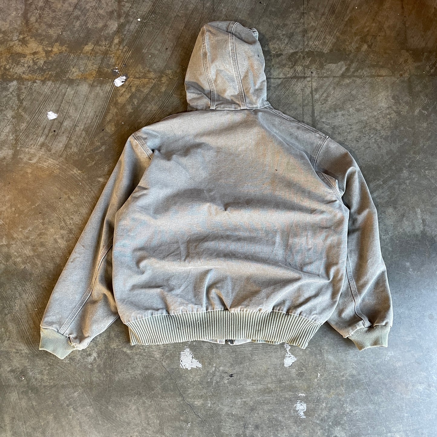 Light Olive Carhartt Hooded Jacket