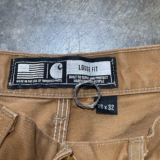 Carhartt Tan Faded Double Knee Pants