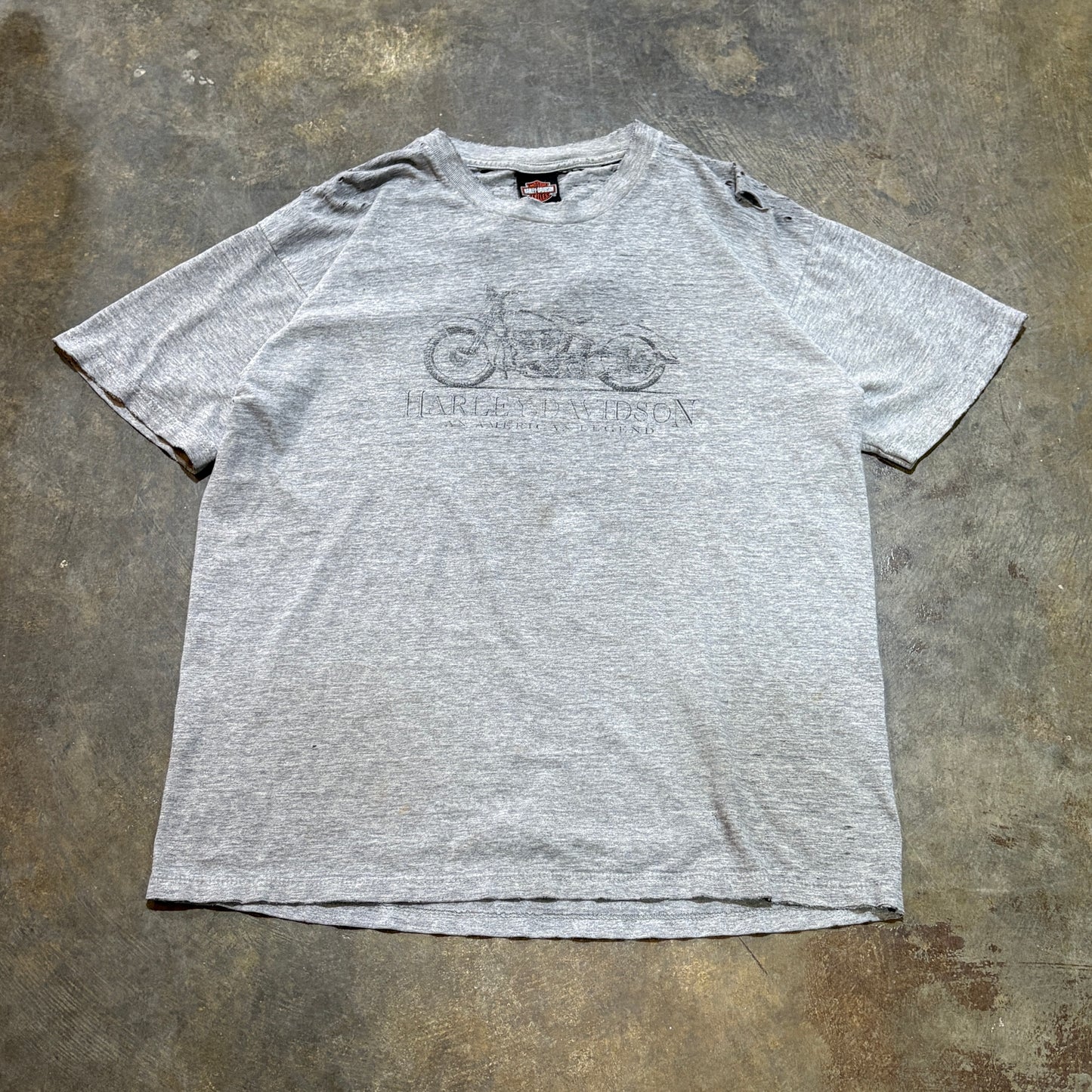 Harley-Davidson Grey Graphic Tee