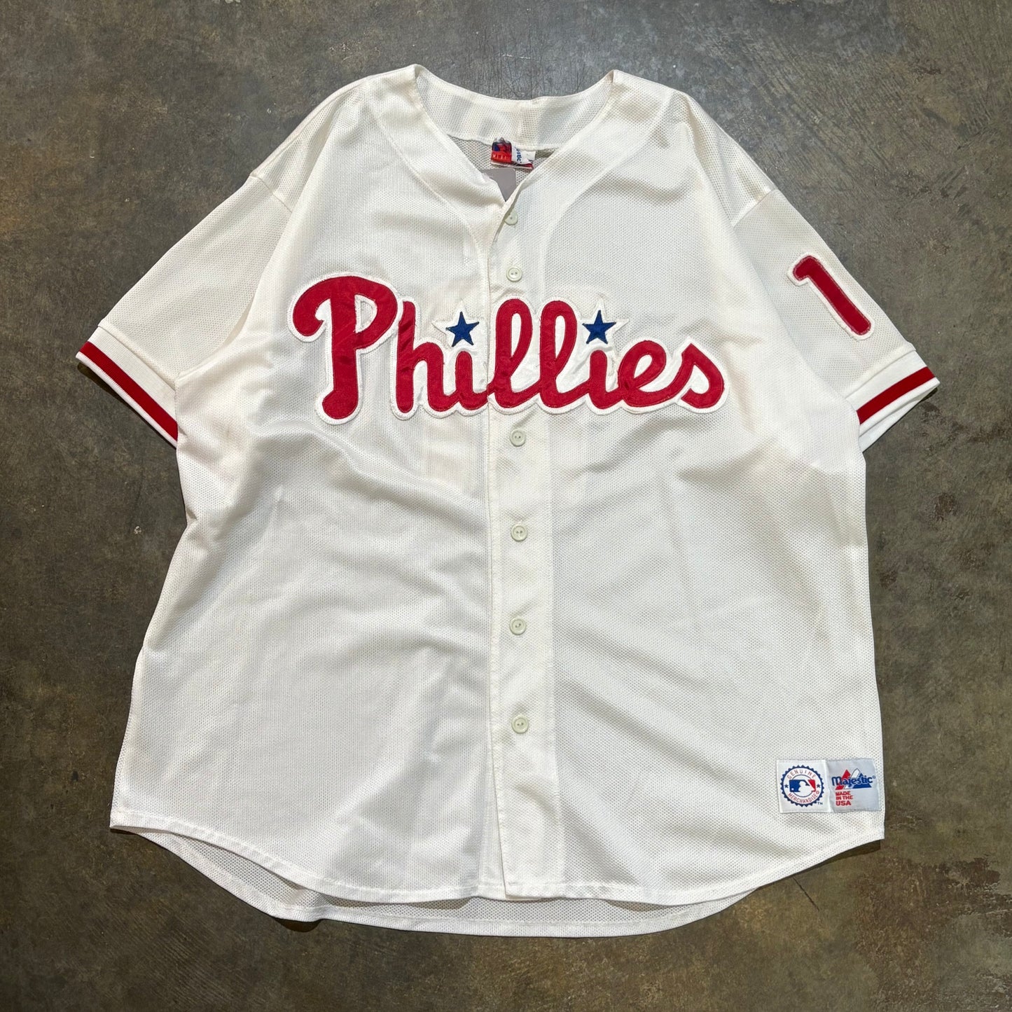 Vintage Phillies Button-Up Jersey