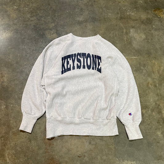 Grey Keystone Champion Reverse Weave Crew
