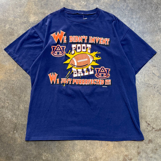 Navy Auburn "We didnt invent football..." Tee
