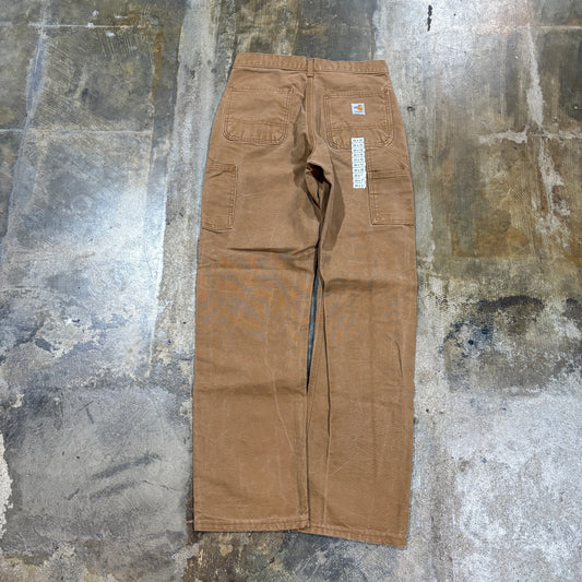 Carhartt Brown Fire Resistant Canvas Work Pants (30x32)