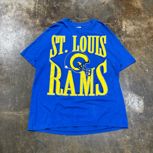 1990s St. Louis Rams Hanes NFL Graphic Tee (XL)
