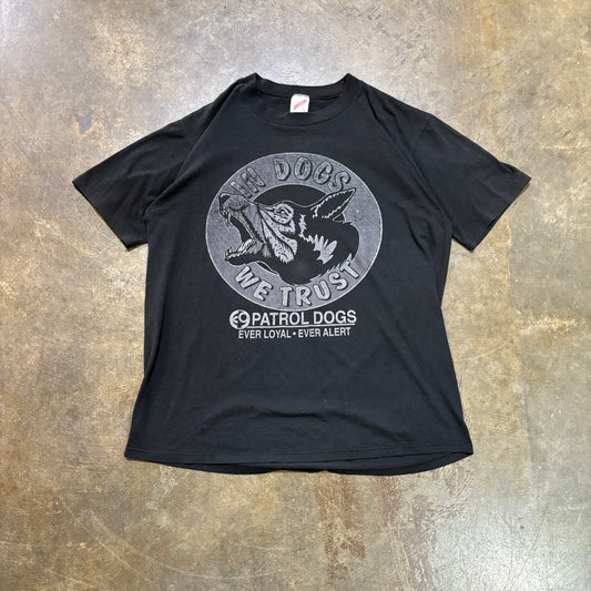 Black In Dogs We Trust Tee